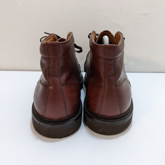 Walk-Over Mens Brown Leather Chukka Boots Size 8 W Vibram Sole - Picture 7 of 10